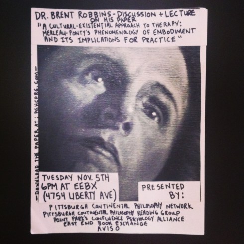 Tuesday, November 5th - 6PM @ East End Book Exchange (4754 Liberty Ave.)