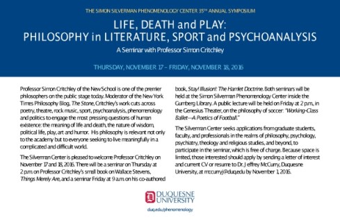 2-2016 Phenomenology Symposium postcard